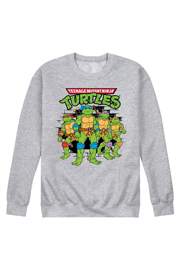 - Group Logo Brick Wall - Men's Crew Neck Fleece Pullover