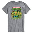 thumbnail image 1 of Teenage Mutant Ninja Turtles - Group Logo Brick Wall - Men's Short Sleeve Graphic T-Shirt, 1 of 5