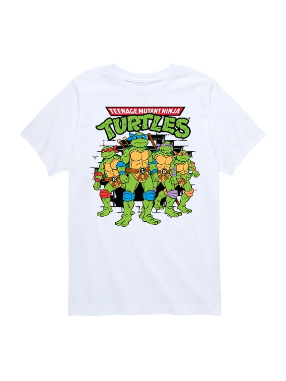 - Group Logo Brick Wall Boys' Short Sleeve Graphic T-Shirt