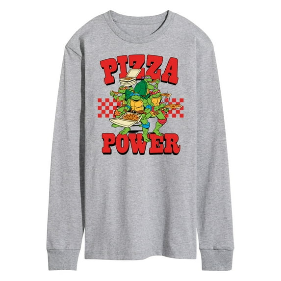 Teenage Mutant Ninja Turtles - Group Pizza Power - Men's Long Sleeve T-Shirt