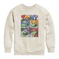 thumbnail image 1 of Teenage Mutant Ninja Turtles - Grunge Grid - Youth Boys Crew Fleece Sweatshirt, 1 of 4