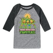 Teenage Mutant Ninja Turtles - High Five - Toddler And Youth Raglan