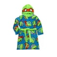 thumbnail image 1 of Teenage Mutant Ninja Turtles Hooded Character Soft Fleece Bathrobe, Robe (Large 12/14), 1 of 4