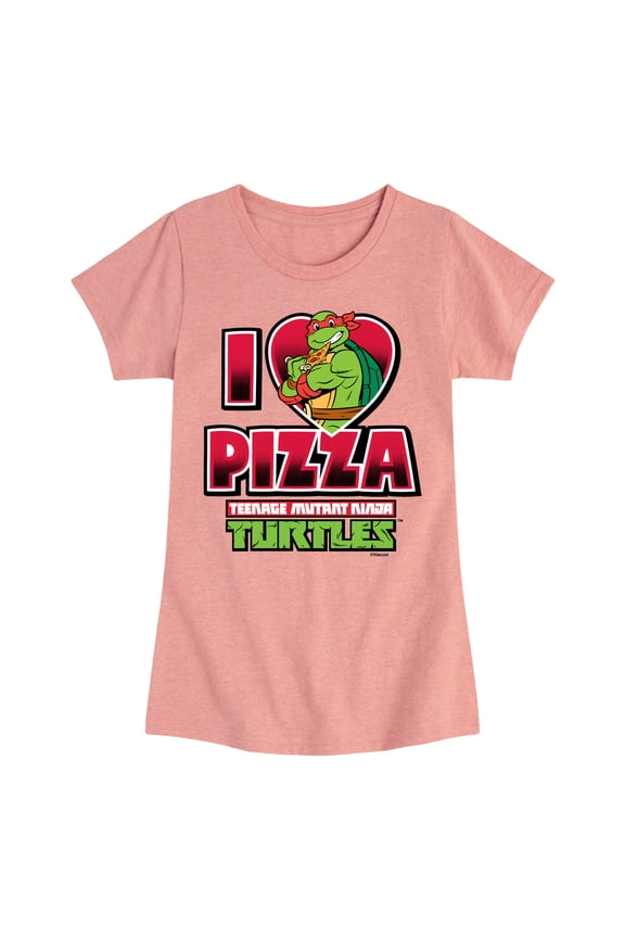 - I Love Pizza - Girls Short Sleeve T-Shirt