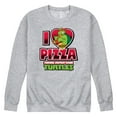 thumbnail image 1 of Teenage Mutant Ninja Turtles - I Love Pizza - Men's Long Sleeve Crew Neck Fleece, 1 of 4