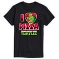 thumbnail image 1 of Teenage Mutant Ninja Turtles - I Love Pizza - Men's Short Sleeve Graphic T-Shirt, 1 of 5
