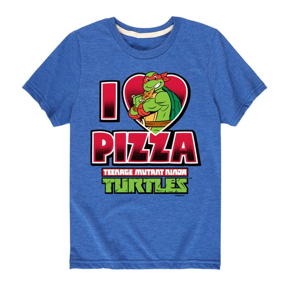 Teenage Mutant Ninja Turtles - I Love Pizza - Toddler And Youth Short Sleeve Graphic T-Shirt