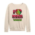thumbnail image 1 of Teenage Mutant Ninja Turtles - I Love Pizza - Women's Lightweight French Terry Long Sleeve Shirt, 1 of 5