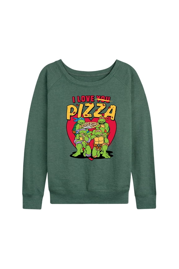 - I Love You Pizza - Women's Lightweight French Terry Long Sleeve Shirt