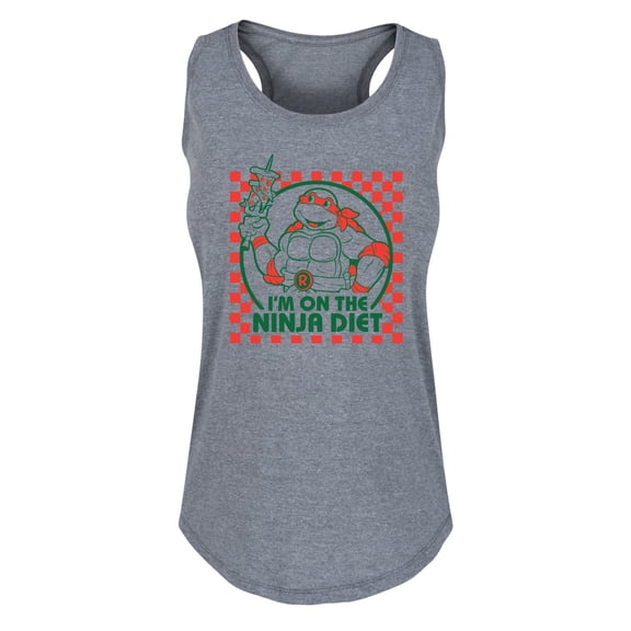 Teenage Mutant Ninja Turtles - I'm On The Ninja Diet - Women's Racerback Tank Top