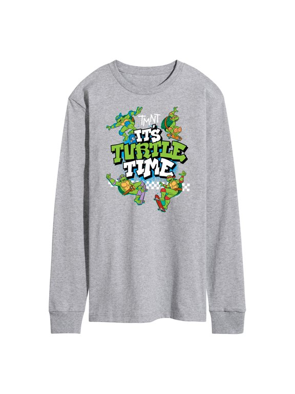 - It's Turtle Time Men's Long Sleeve Graphic T-Shirt