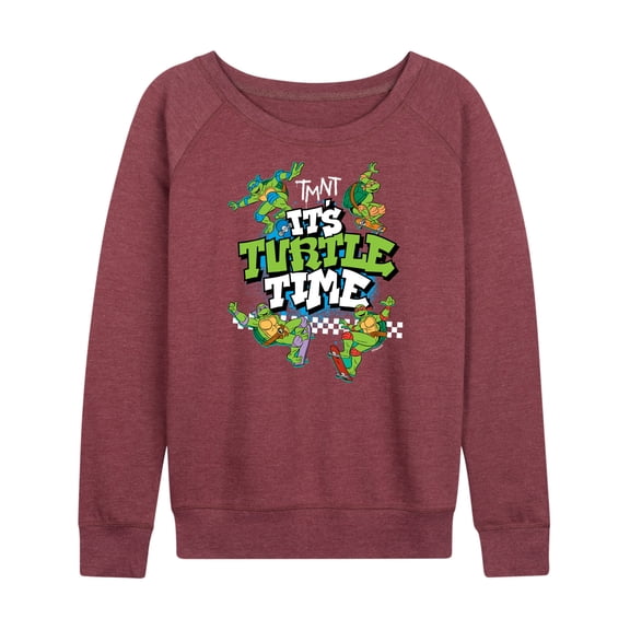 Teenage Mutant Ninja Turtles - It's Turtle Time - Women's Lightweight French Terry Long Sleeve Shirt