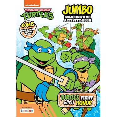 Teenage Mutant Ninja Turtles Jumbo Coloring Book, 64 Pages by Bendon ISBN: 09781690256243
