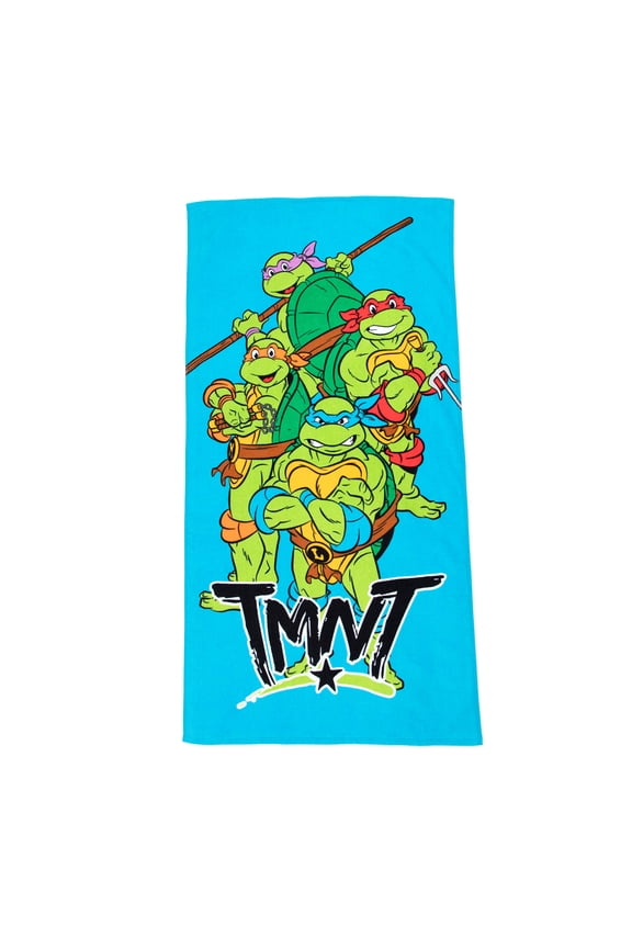 Poses Kids Beach Towel, 27 x 54, Green, Nickelodeon