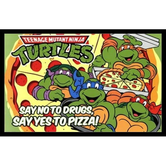 Teenage Mutant Ninja Turtles Laminated & Framed Poster (36 x 24)
