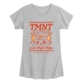 thumbnail image 1 of Teenage Mutant Ninja Turtles - Late Night Pizza - Youth Girls Fitted Short Sleeve T-Shirt, 1 of 3