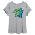 thumbnail image 1 of Teenage Mutant Ninja Turtles - Leo - Juniors Ideal Flowy Muscle T-Shirt, 1 of 5