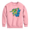 thumbnail image 1 of Teenage Mutant Ninja Turtles - Leo - Toddler & Youth Crewneck Fleece Sweatshirt, 1 of 4