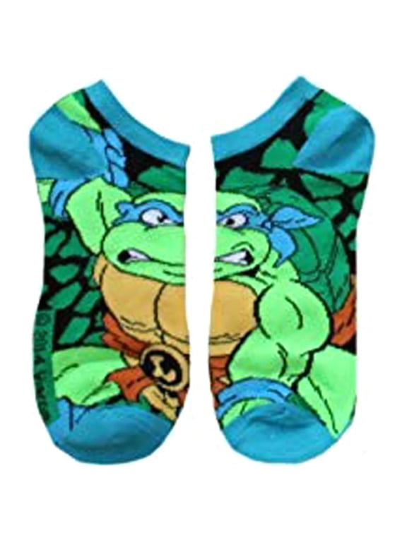 Teenage Mutant Ninja Turtles Leonardo Ankle Socks (1 Pair) Sock size 9-11