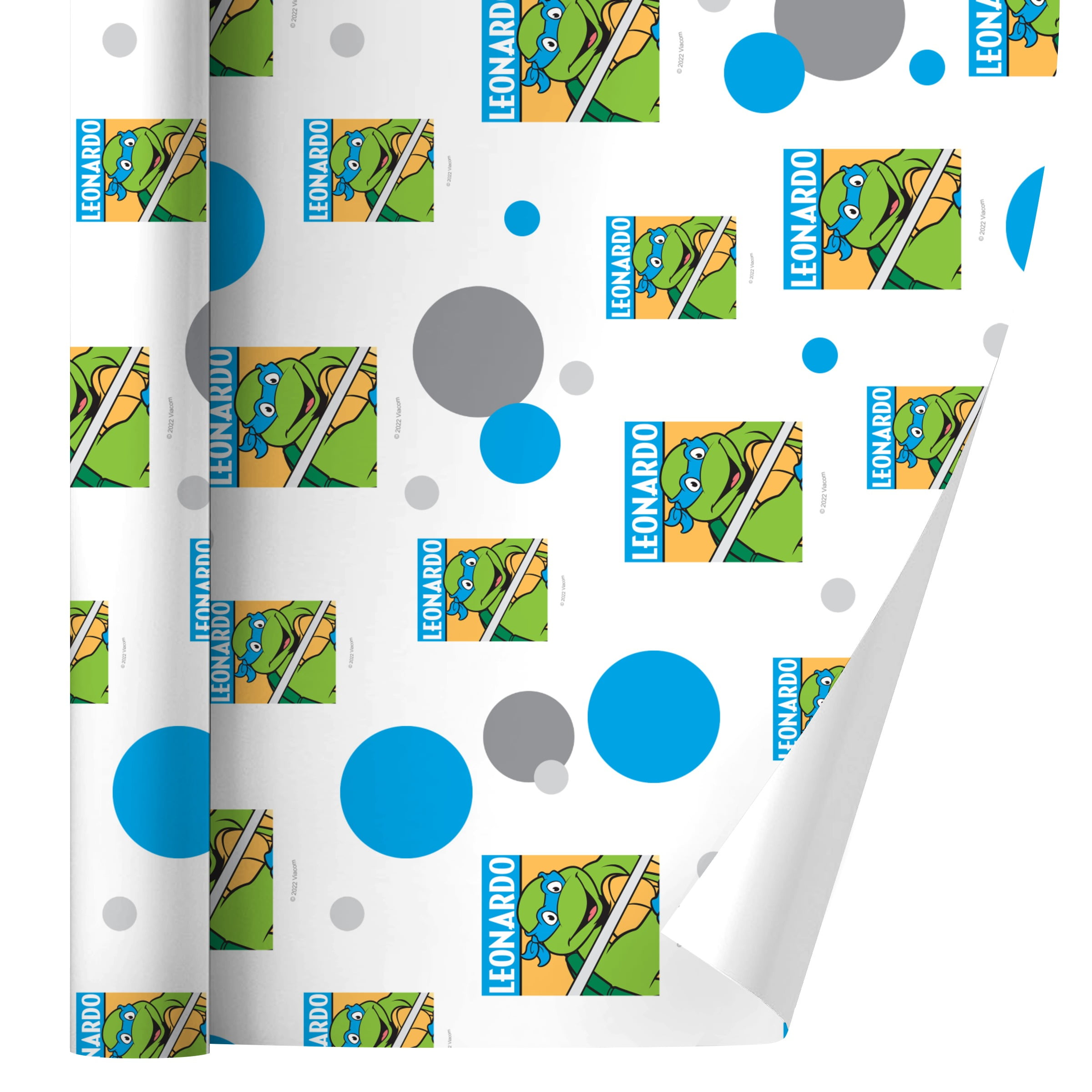 Teenage Mutant Ninja Turtles Leonardo Gift Wrap Wrapping Paper Roll