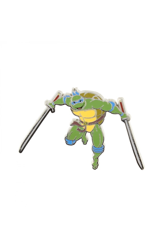 Leonardo Ready for Battle Enamel Pin