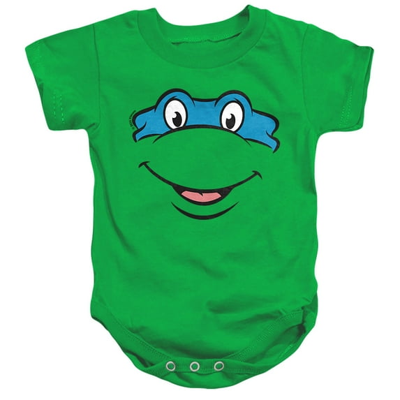 Teenage Mutant Ninja Turtles Leonardo Smile Unisex Infant Snap Suit for Baby, Kelly Green, X-Large