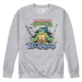 thumbnail image 1 of Teenage Mutant Ninja Turtles - Leonardo Wallbuster - Men's Crew Fleece Sweatshirt, 1 of 4