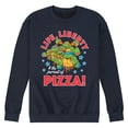 thumbnail image 1 of Teenage Mutant Ninja Turtles - Life Liberty Pursuit Of Pizza - Men's Crew Neck Pullover, 1 of 5