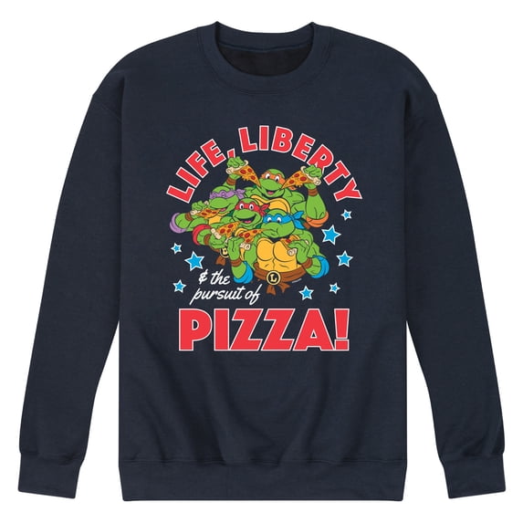 Teenage Mutant Ninja Turtles - Life Liberty Pursuit Of Pizza - Men's Crew Neck Pullover