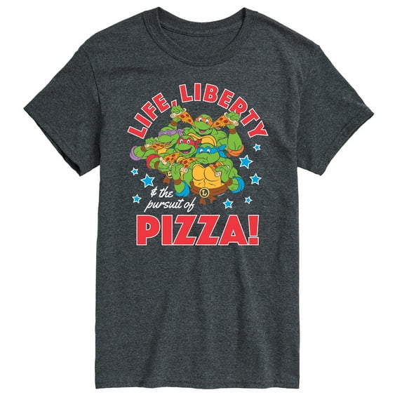 Teenage Mutant Ninja Turtles - Life Liberty Pursuit Of Pizza - Men's Short Sleeve Tee