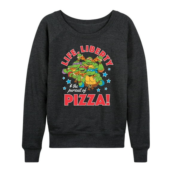 Teenage Mutant Ninja Turtles - Life Liberty Pursuit Of Pizza - Women's Lightweight Long Sleeve Shirt