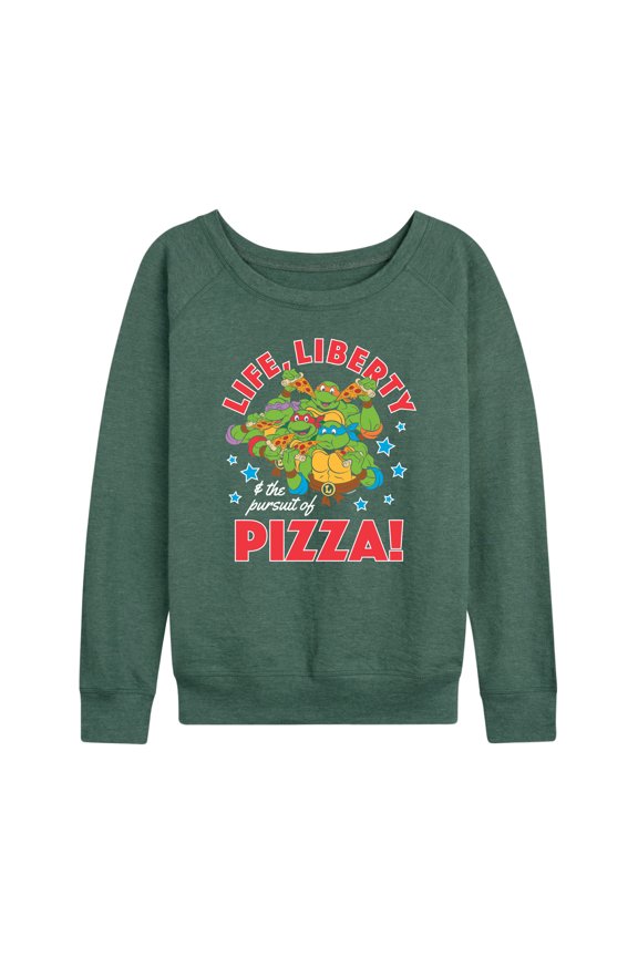 - Life Liberty Pursuit Of Pizza - Women's Lightweight Long Sleeve Shirt
