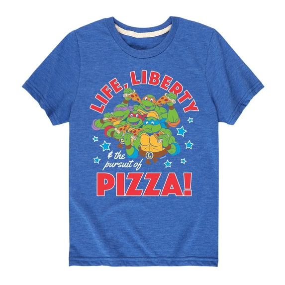 Teenage Mutant Ninja Turtles - Life, Liberty and the Pursuit of Pizza - Toddler And Youth Short Sleeve Graphic T-Shirt