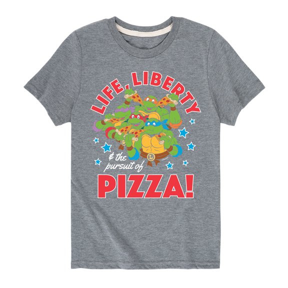 Teenage Mutant Ninja Turtles - Life, Liberty and the Pursuit of Pizza - Toddler And Youth Short Sleeve Graphic T-Shirt