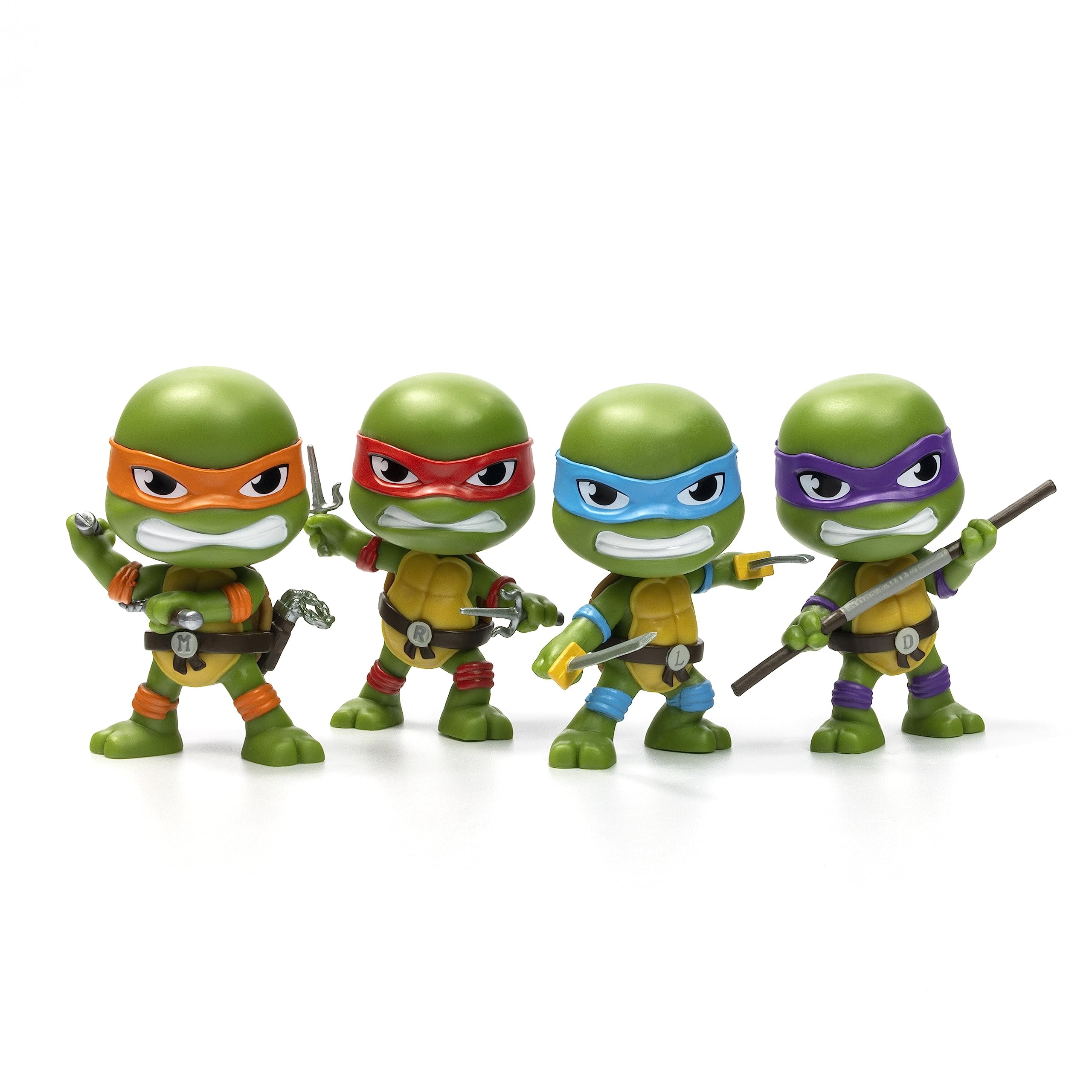 Teenage Mutant Ninja Turtles 'Limited Edition' 2.5-inch CheeBee '80's Cartoon' Turtles 4-Pack