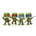 thumbnail image 1 of Teenage Mutant Ninja Turtles 'Limited Edition' 2.5-inch CheeBee '80's Cartoon' Turtles 4-Pack, 1 of 5