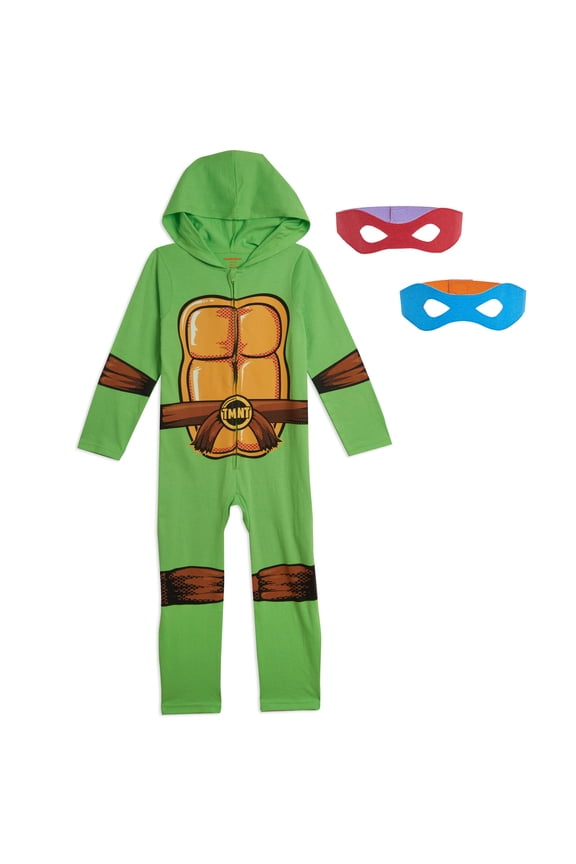 Little Boys Zip Up Cosplay Costume Coverall and Masks Newborn to Big Kid