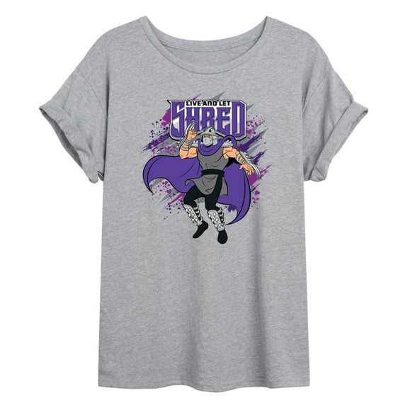 Teenage Mutant Ninja Turtles - Live And Let Shred - Juniors Ideal Flowy Muscle T-Shirt