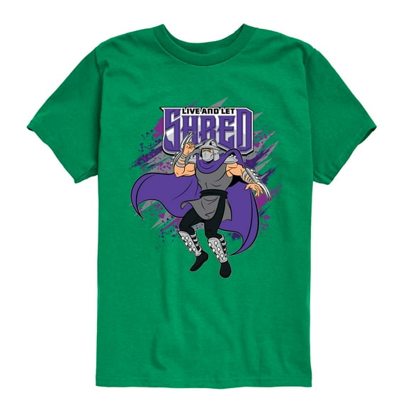 Teenage Mutant Ninja Turtles - Live And Let Shred - Toddler & Youth Short Sleeve Graphic Tee