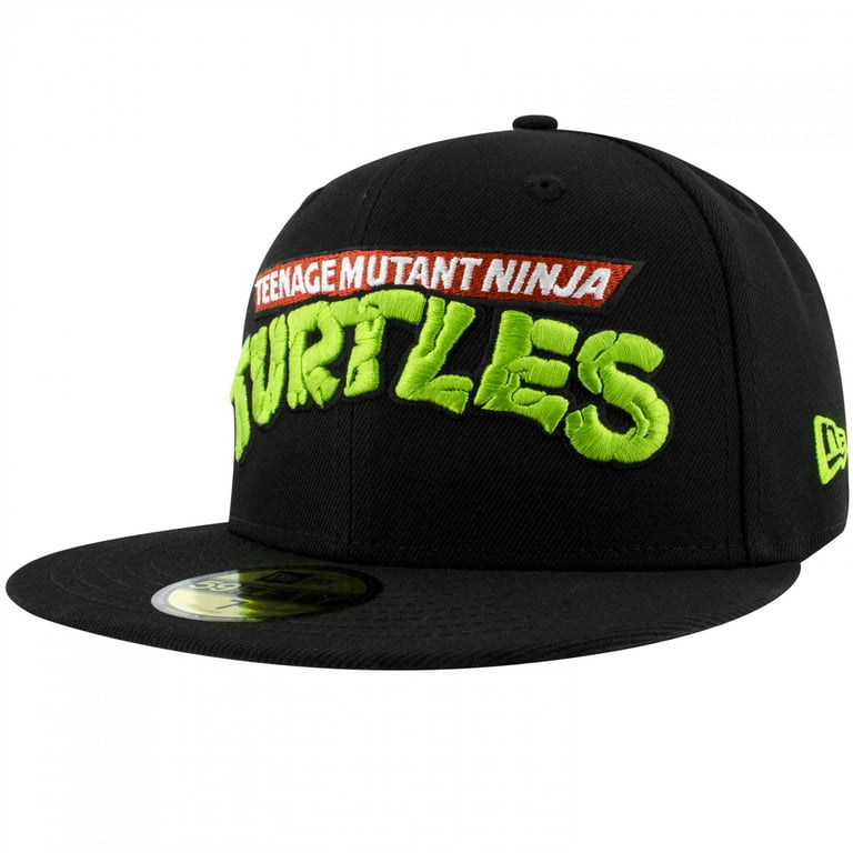 帽子 7 1/2 BREATH NEW ERA Logo 59Fifty CAP Teenage Mutant Ninja Turtles Logo Black Colorway New Era