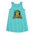 thumbnail image 1 of Teenage Mutant Ninja Turtles  - Logo Character Group  - Toddler & Youth Girls A-line Dress, 1 of 4