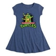 thumbnail image 1 of Teenage Mutant Ninja Turtles  - Logo Character Group  - Toddler & Youth Girls Fit & Flare Dress, 1 of 4