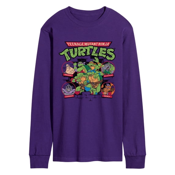 Teenage Mutant Ninja Turtles - Logo Group - Men's Long Sleeve Graphic T-Shirt