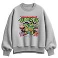 thumbnail image 1 of Teenage Mutant Ninja Turtles - Logo Group Oversized Fleece Crew Sweatshirt, 1 of 2