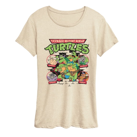 Teenage Mutant Ninja Turtles - Logo Group Short Sleeve Graphic T-Shirt