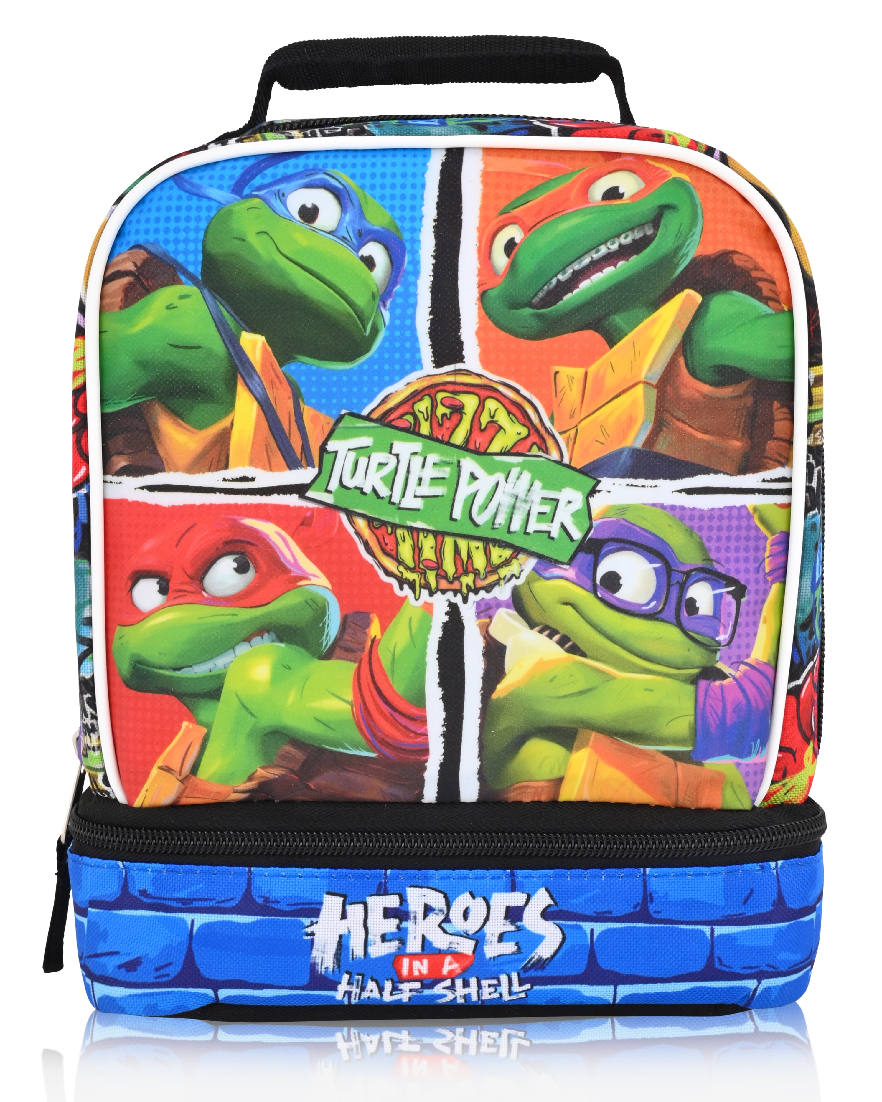 Teenage Mutant Ninja Turtles Lunch Box for Kids | TMNT Insulated Lunch Bag Lunch Box for Boys, Girls, Unisex | Teenage Mutant Ninja Turtles Multicolor Reusable Lunchboxâ¦