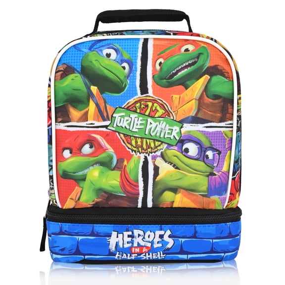Teenage Mutant Ninja Turtles Lunch Box for Kids | TMNT Insulated Lunch Bag Lunch Box for Boys, Girls, Unisex | Teenage Mutant Ninja Turtles Multicolor Reusable Lunchboxâ¦