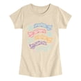thumbnail image 1 of Teenage Mutant Ninja Turtles - Mask Grid Girls' Fitted Short Sleeve Graphic T-Shirt, 1 of 4