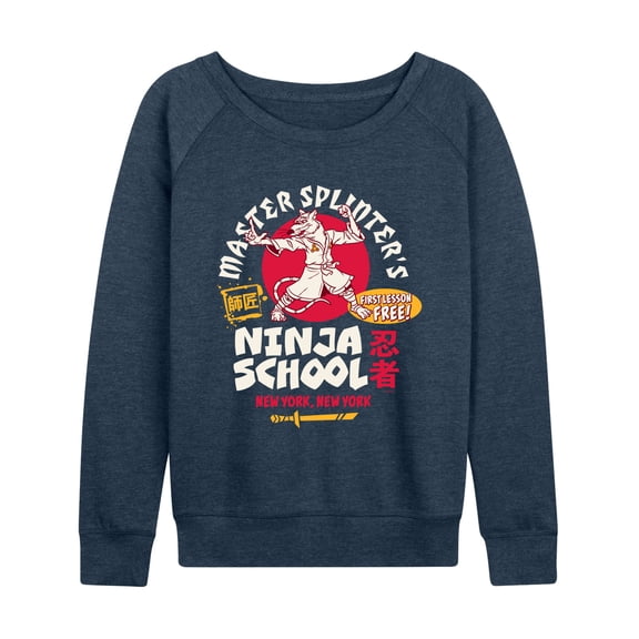 Teenage Mutant Ninja Turtles - Master Splinters School - Women's French Terry Long Sleeve Pullover