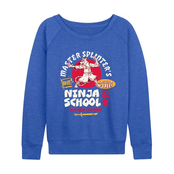 Teenage Mutant Ninja Turtles - Master Splinters School - Women's French Terry Long Sleeve Pullover